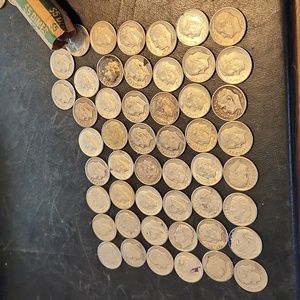 One roll of 90% silver dimes